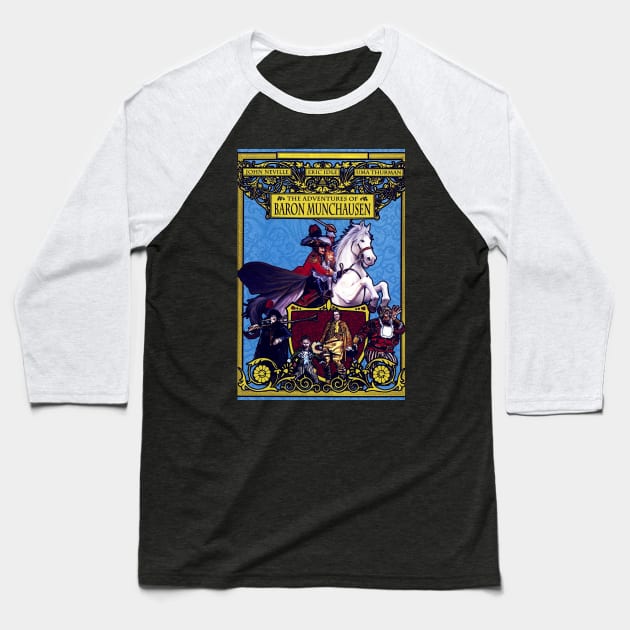 The Adventures of Baron Munchausen Baseball T-Shirt by scohoe